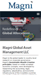 Mobile Screenshot of magniglobal.com