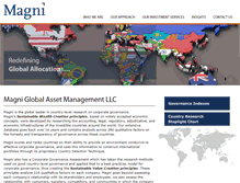 Tablet Screenshot of magniglobal.com